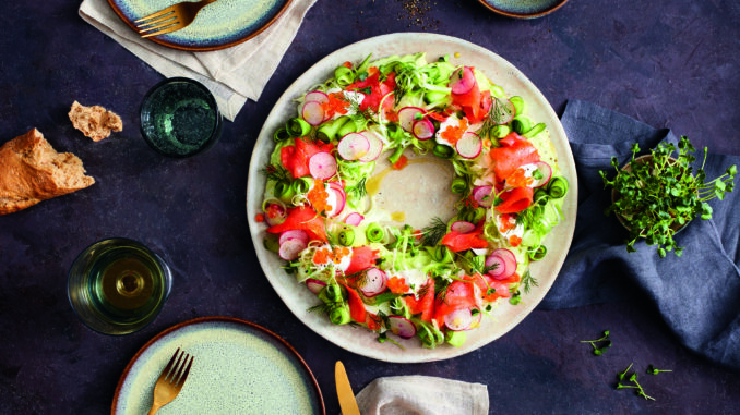 Eat Club, PR, Süddeutsche Salzwerke, Aquasale Lachs-Avocado-Ring (über Süddeutsche Salzwerke)